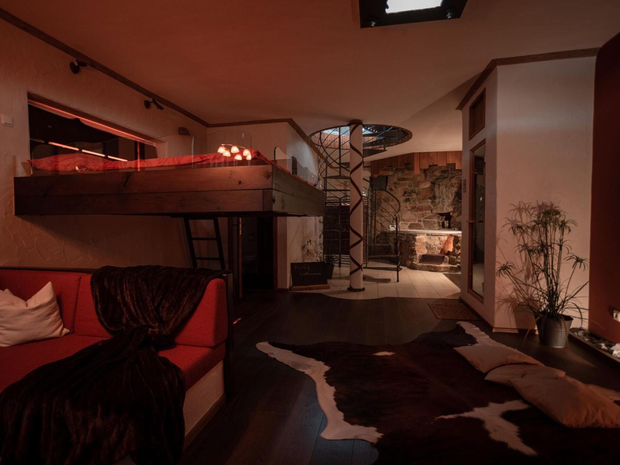 Holiday Home With Whirlpool And Sauna In ヴィヒタッハ エクステリア 写真